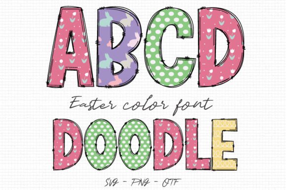 Bring Spring to Life with the Easter Alpha Color Font