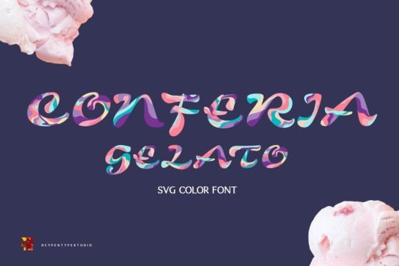 Conferia Gelato: A Playful Twist on Creative Typography