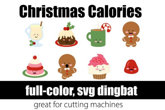 Deck the Halls with Christmas Calories: A Festive Font for Creative Projects