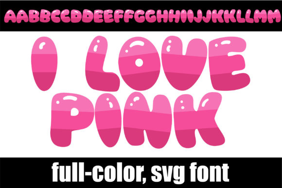 Embrace Vibrant Creativity with the I Love Pink Font