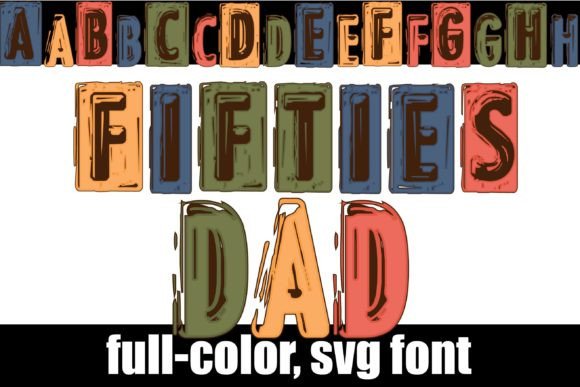 Fifties Dad: The Retro Block Font for Bold Branding