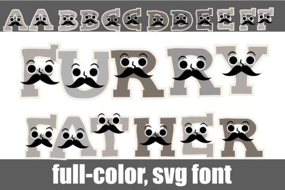 Furry Father: The Playful Color Font for Bold Branding