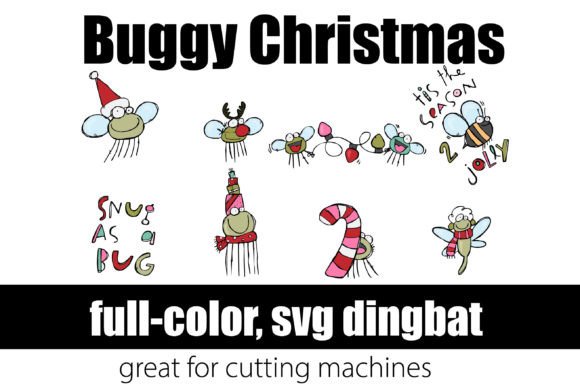 Infuse Your Holiday Designs with Whimsy: The Buggy Christmas Font