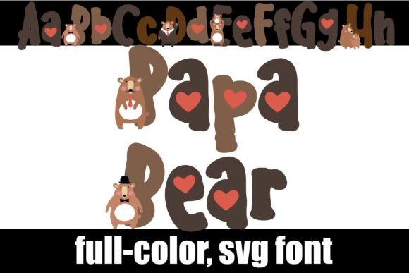 Papa Bear: A Playful Color Font for Modern Branding