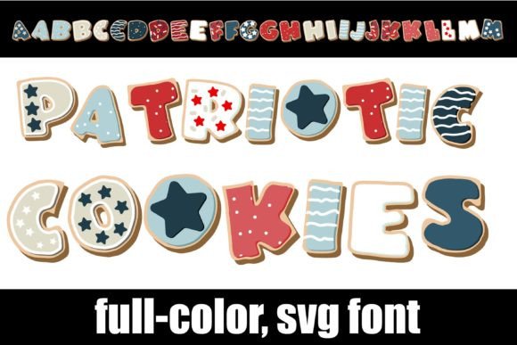 Patriotic Cookies: A Font That Brings Festive Flair to Your Projects
