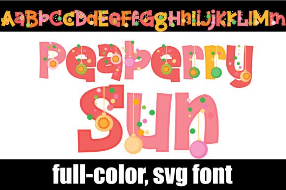 Peaberry Sun: A Warm, Colorful Font for Modern Projects