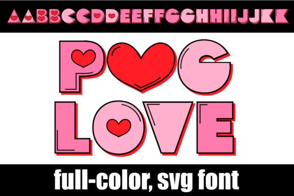 Pog Love: A Playful Retro Font for Valentine's and Beyond